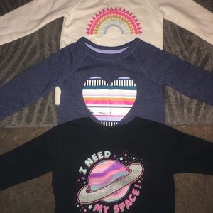 Three 4T sweaters